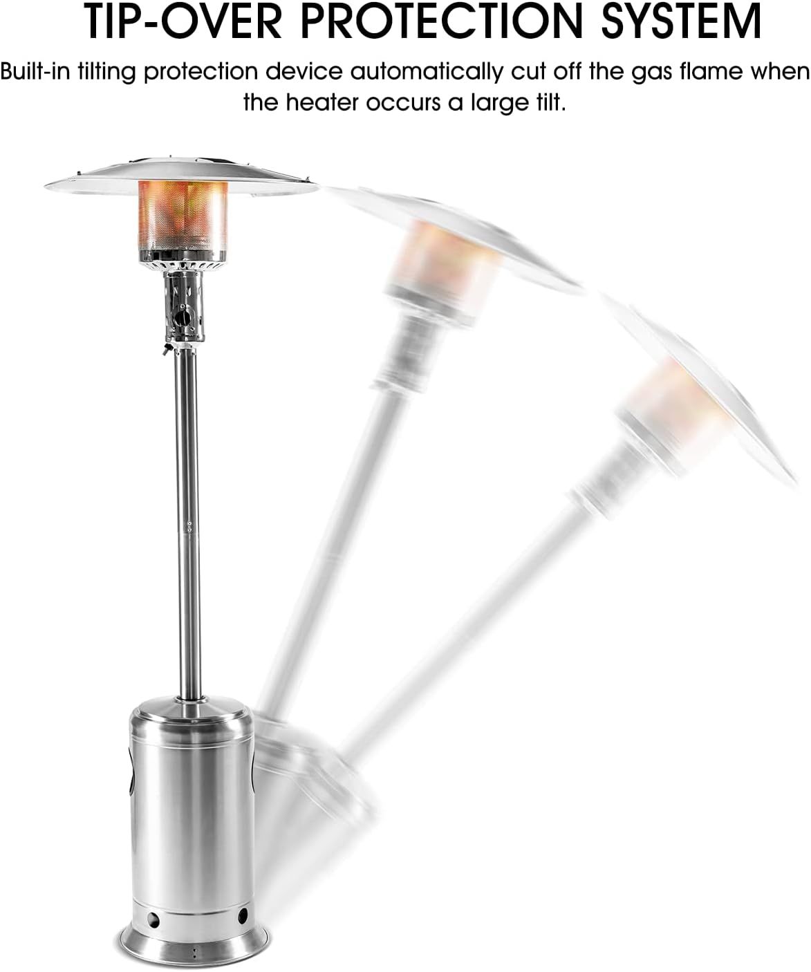 LEGACY HEATING Delta X3 Outdoor Heater, Propane Heater Doba